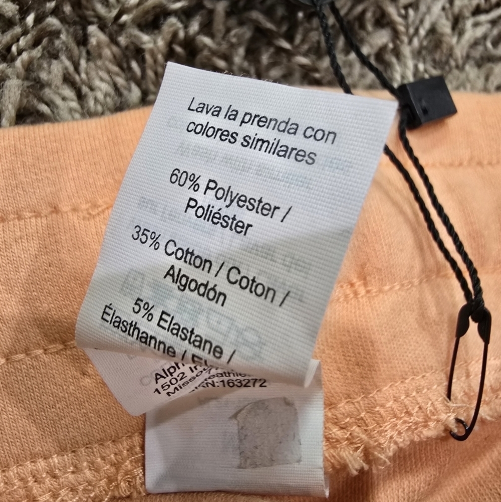 Alphalete Women's Essential Core Shorts 4" Orange Frost NWT - Picture 3 of 7